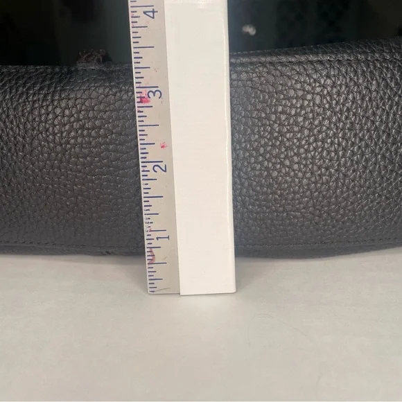 Brighton Brown/Black Hobo Leather Shoulder Bag Silver Heart Charm  Purse - Picture 11 of 15